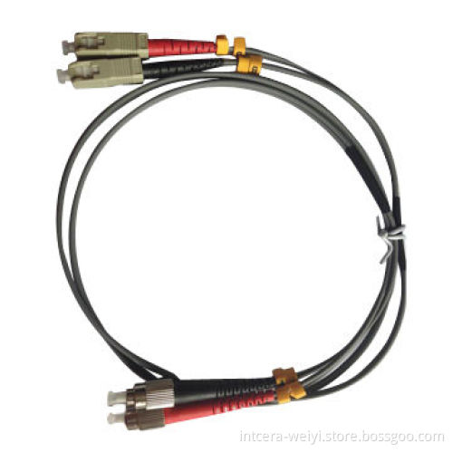 1M 2.0mm FC/PC-SC/PC MM 62.5/125 DX LSZH Grey